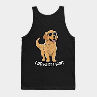 I Do What I Want Golden Chronicles, Stylish Statement Tee Extravaganza Tank Top